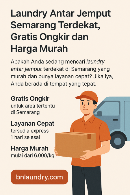 Laundry Antar Jemput Semarang Terdekat